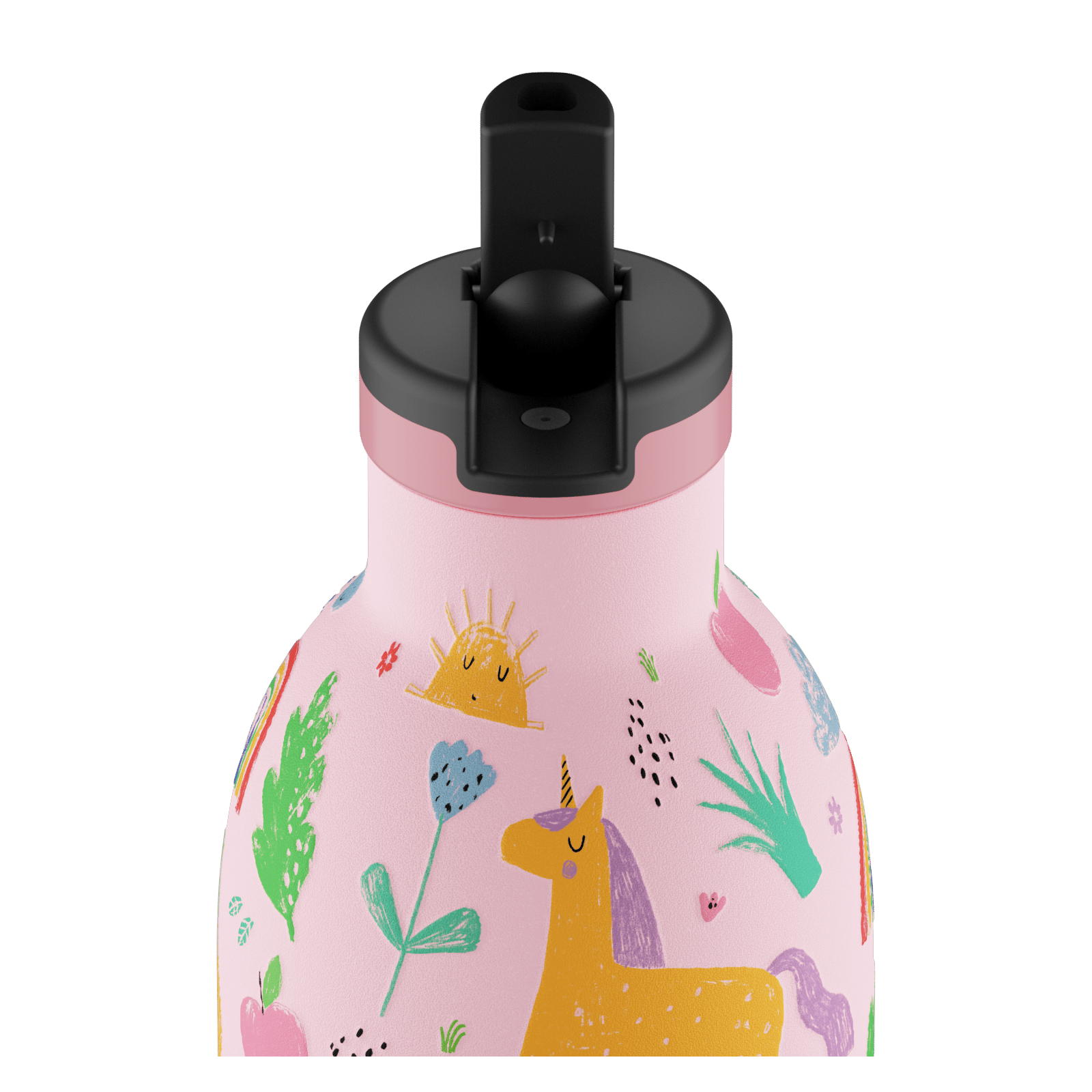 24Bottles Kids Bottle Pipetli Paslanmaz Çelik Termos 330 ml, Magic Friends Kategorisiz 24Bottles