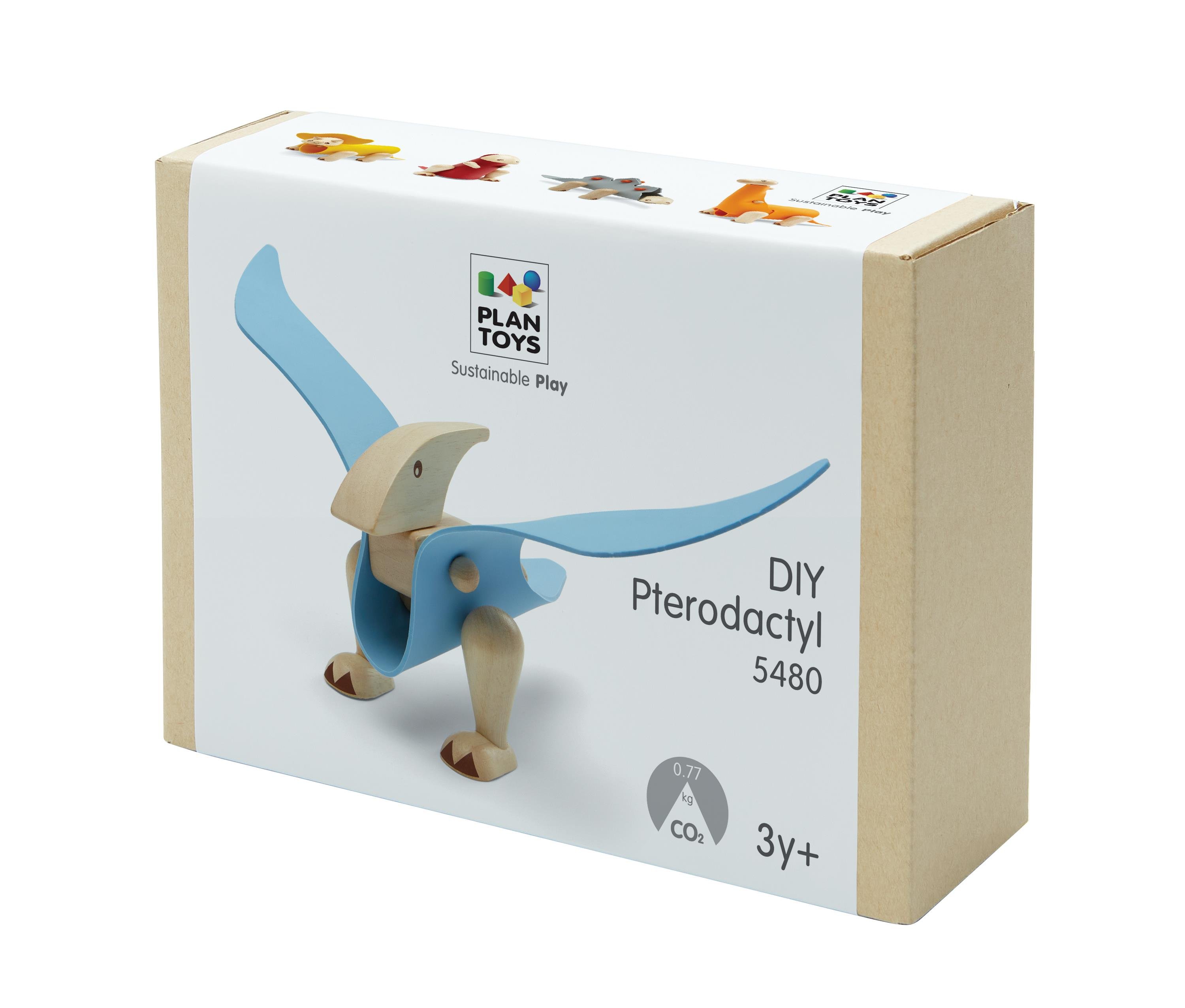 Diy Pterodactyl Ahşap Oyuncaklar plantoys