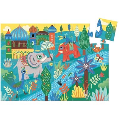 Djeco Djeco Dekoratif Puzzle 24 Parça, Fil Oyuncak