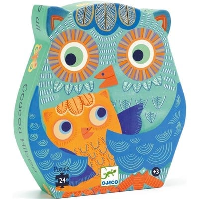 Djeco Djeco Dekoratif Puzzle 36, Hello Owl Oyuncak