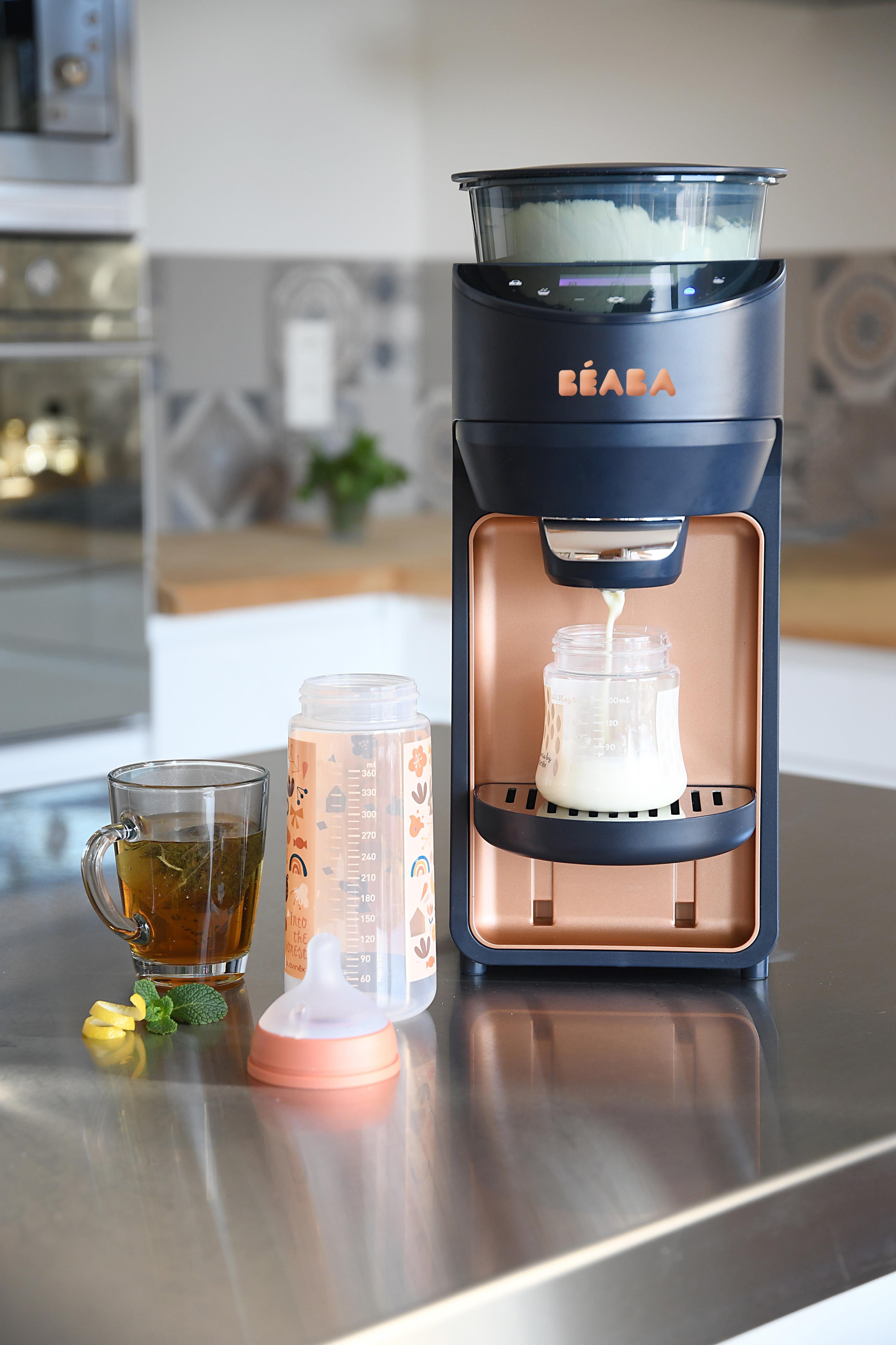 Milkeo Plus Otomatik Mama Hazırlayıcı, Night Blue Buharlı Pişirici Beaba