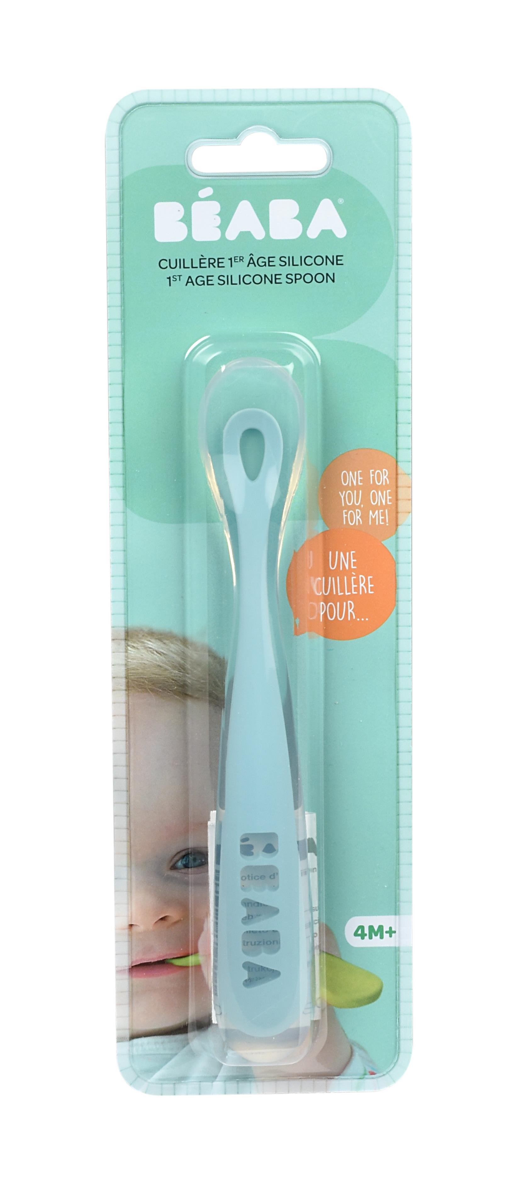 Ergonomic Silikon kaşık  (1 yaş)  Windy Blue Kategorisiz Beaba