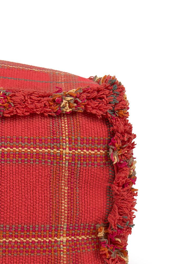 Lorena Canals Çocuk Odası Pufu, Tartan Mapple Red Kategorisiz Lorena Canals