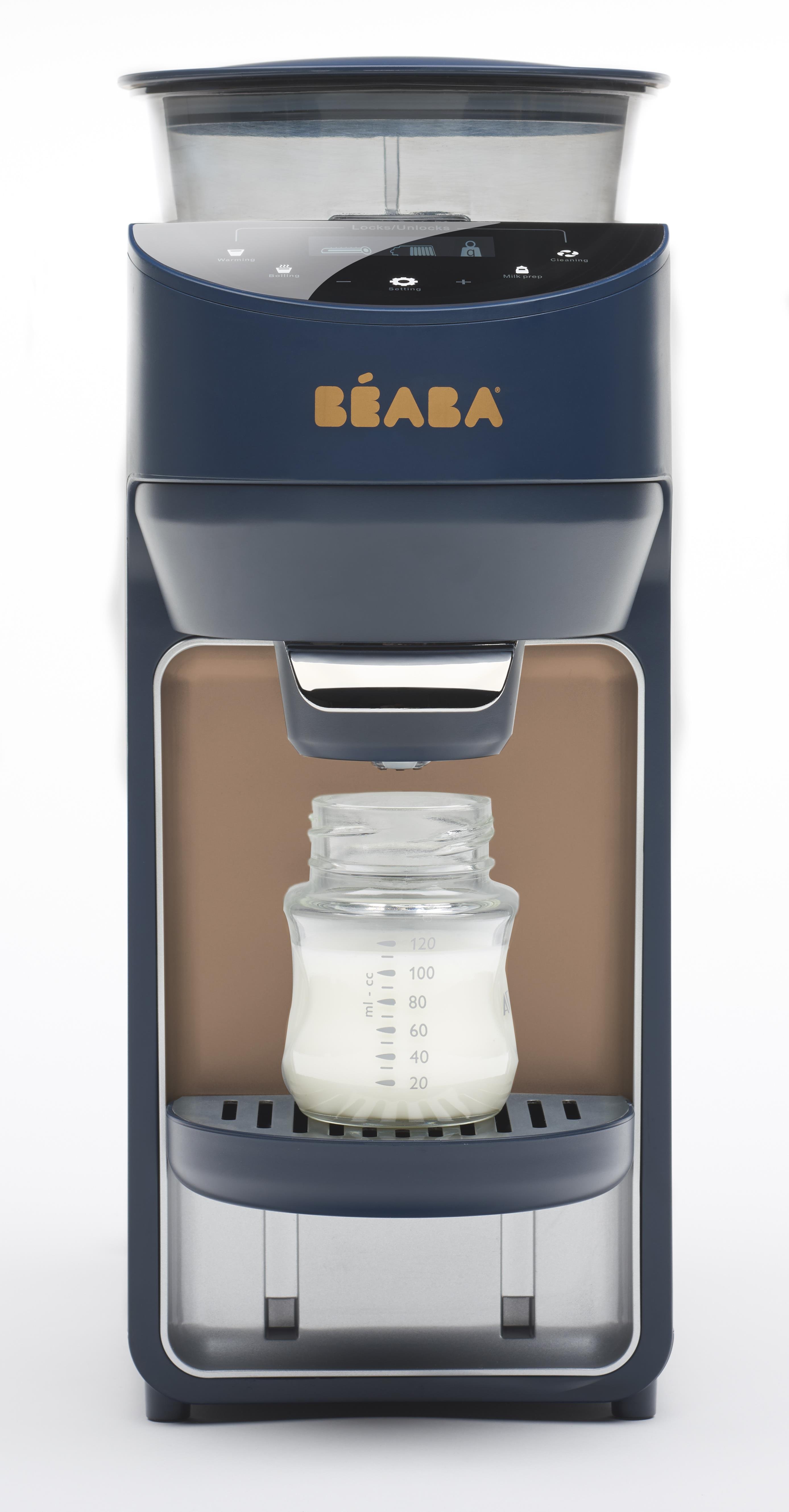 Milkeo Plus Otomatik Mama Hazırlayıcı, Night Blue Buharlı Pişirici Beaba