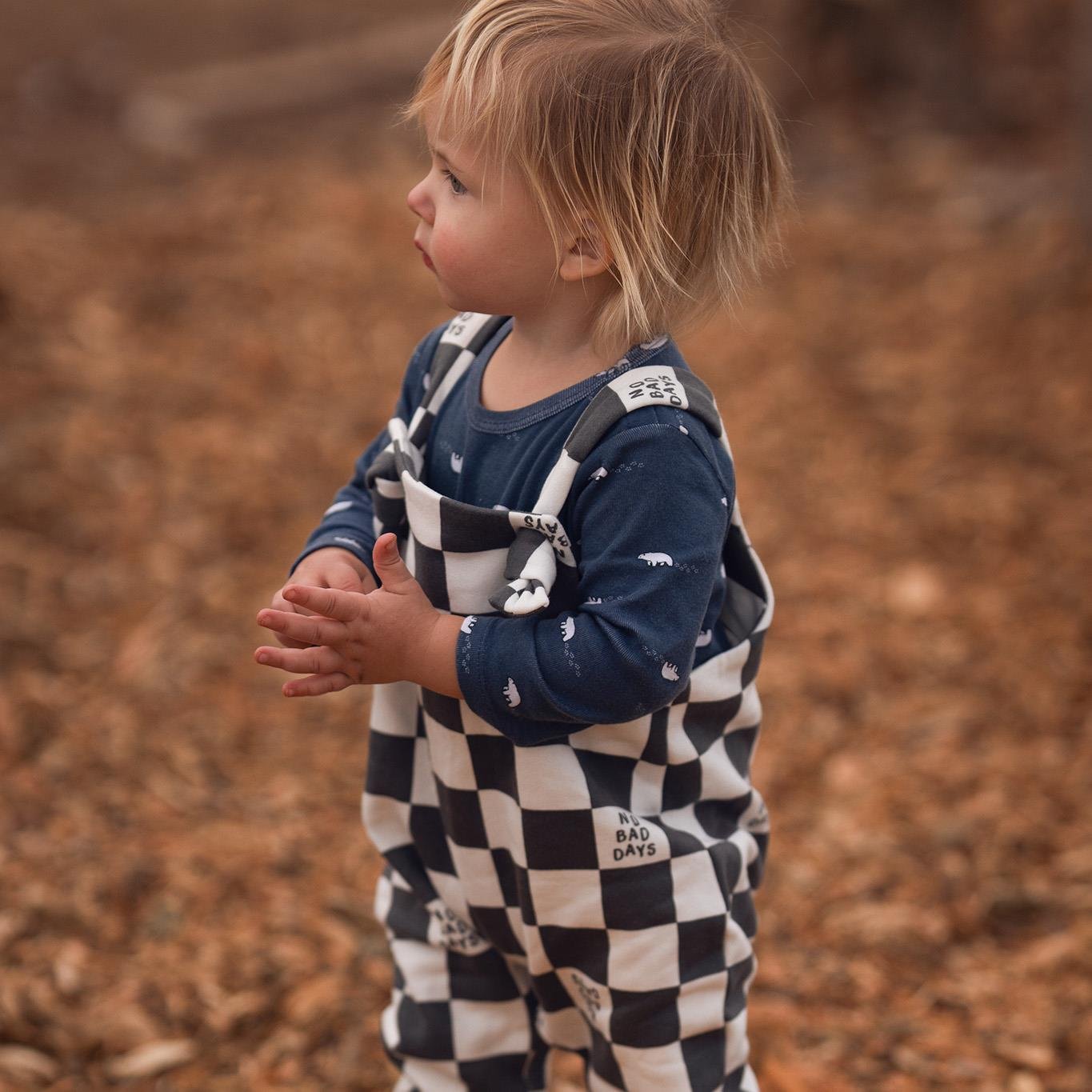 Gri No Bad Days Salopet Kategorisiz Antebies