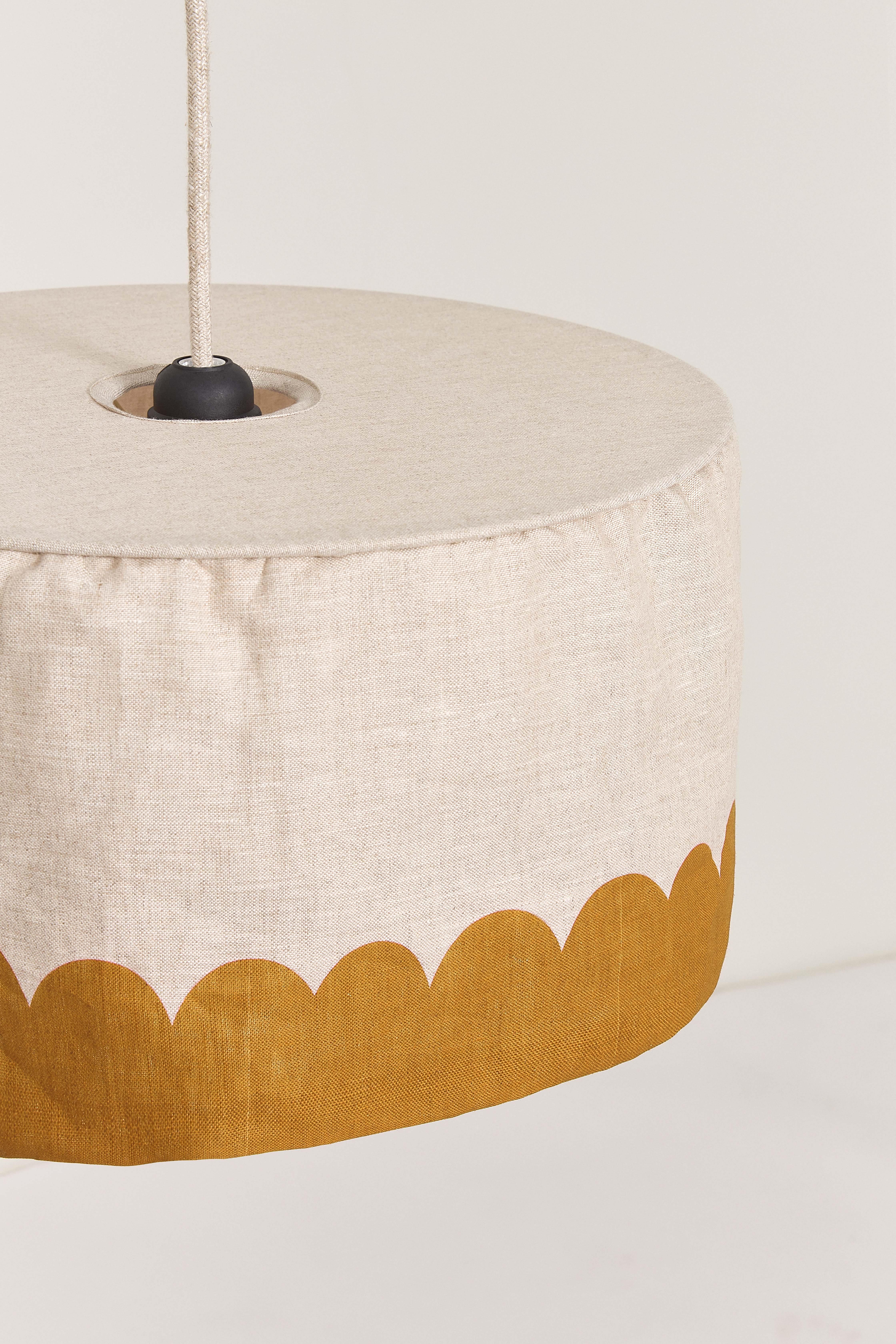 Vibes Aydınlatma Şapkası, 40cm çap, Mustard Kategorisiz NOBODINOZ