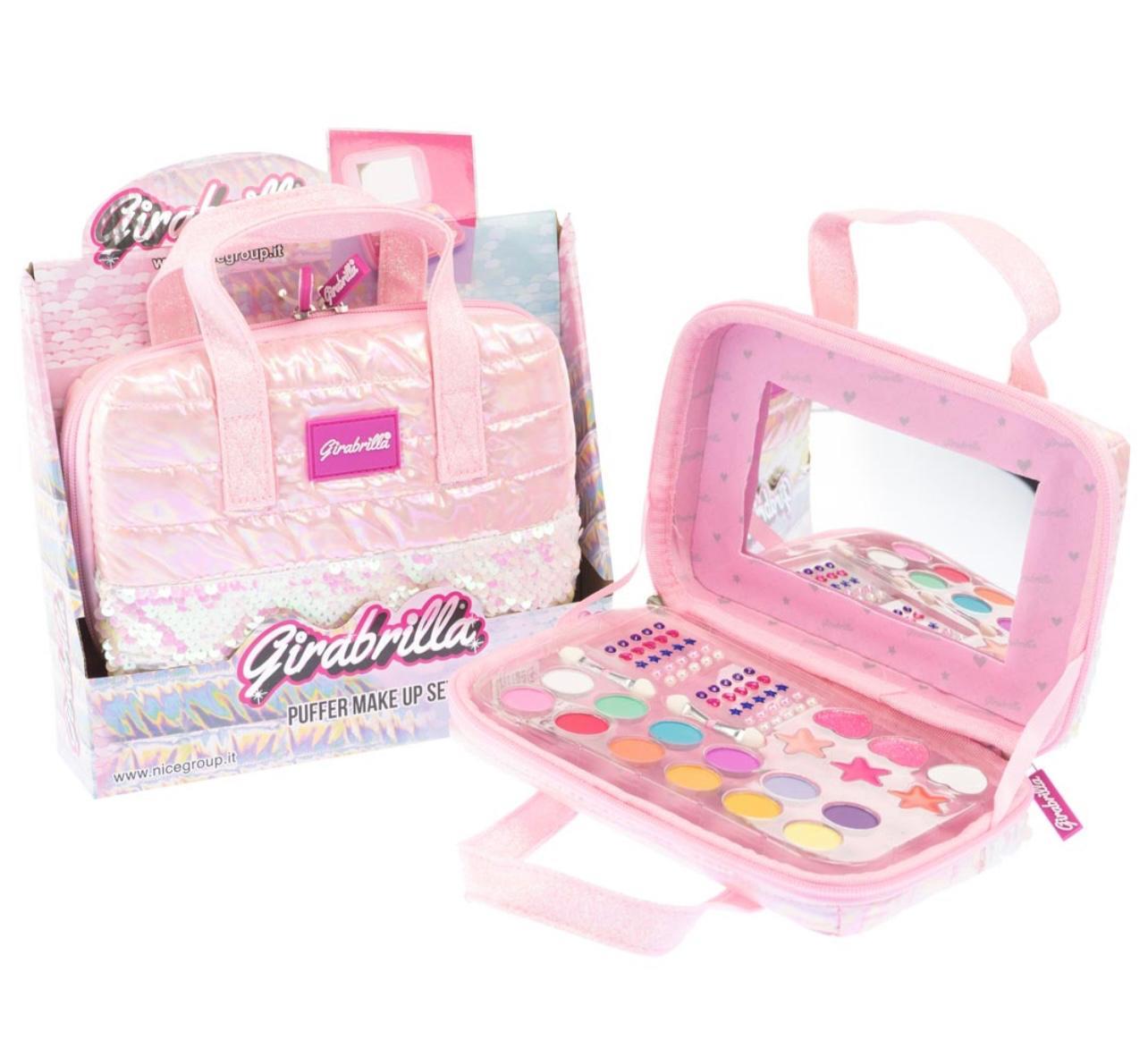 Puffer Makyaj Seti, Açık Pembe Oje & Ruj Girabrilla