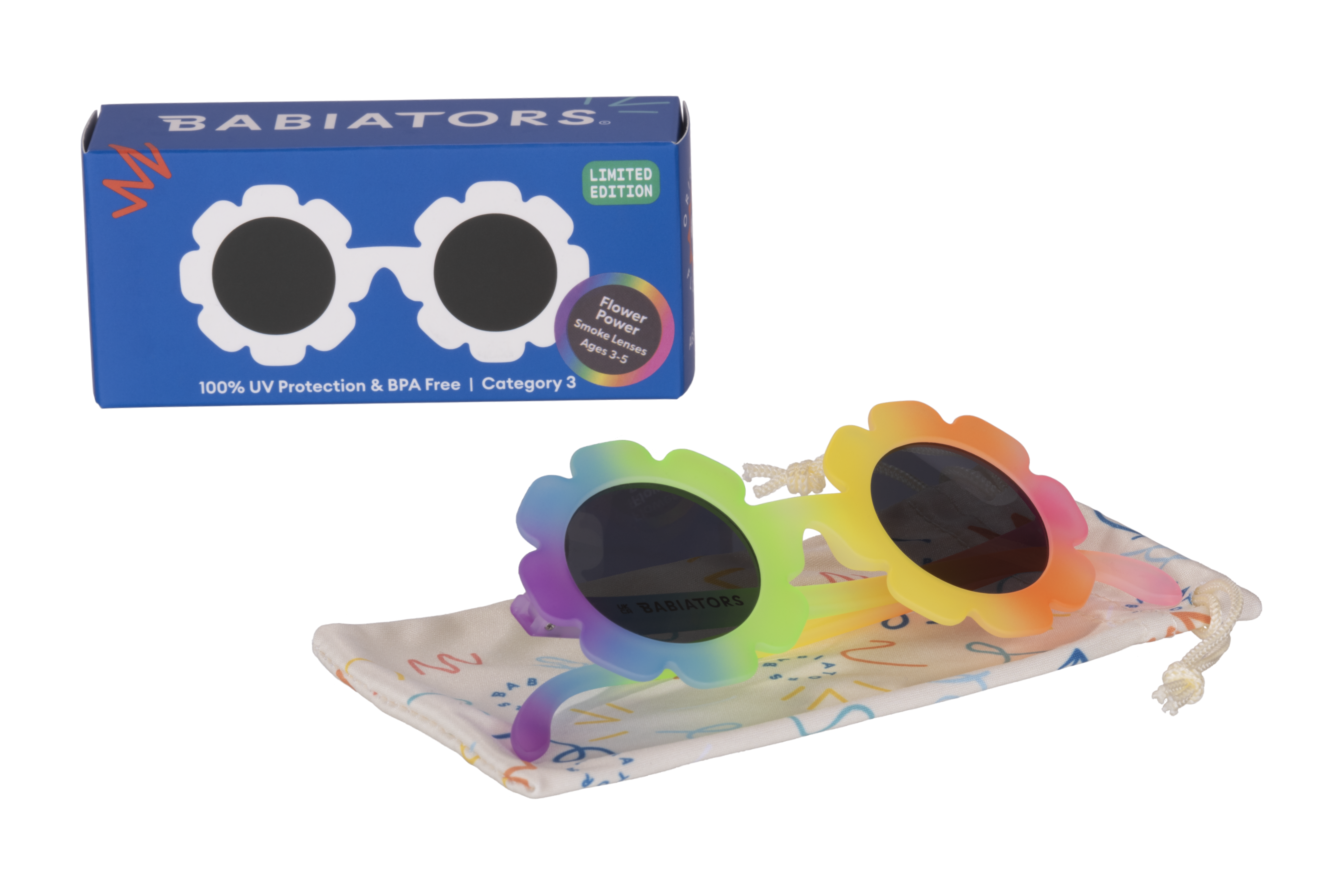 Babiators Original Flower Power +6 Yaş Güneş Gözlükleri Babiators