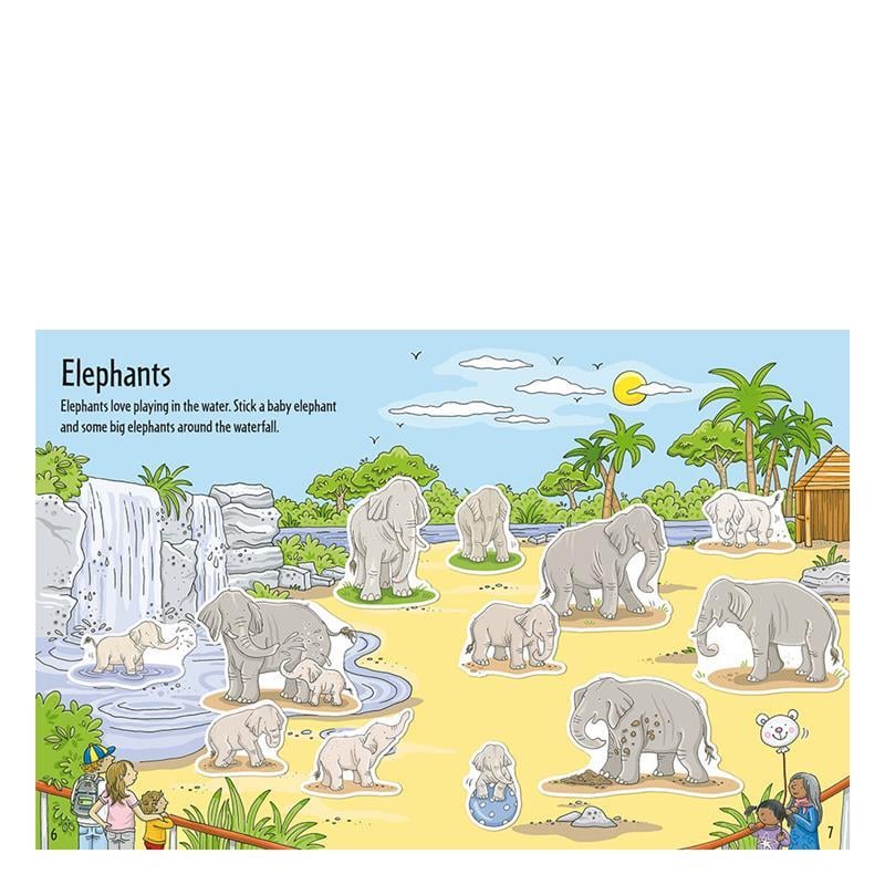 FIRST STICKER BOOK THE ZOO