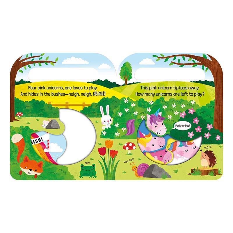 Five Pink Unicorns - Carry And Count -  Board Book