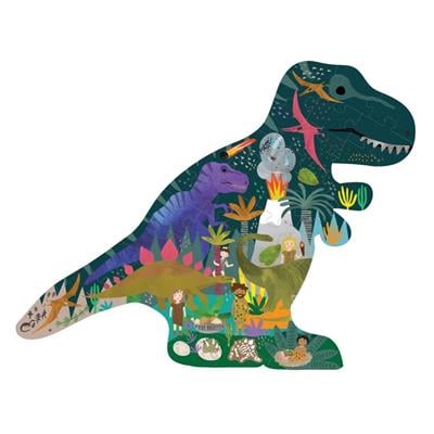FLOSS & ROCK 40 Parça “Dinozor” Şekilli Yap-Boz / Dino *YENİ*