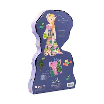 FLOSS & ROCK 40 Parça “Prenses” Şekilli Yap-Boz / Fairy Tale *YENİ*