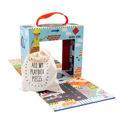 FLOSS & ROCK Ahşap Figürlü Oyun Kutuları / Construction *YENİ*