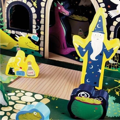 FLOSS & ROCK Ahşap Figürlü Oyun Kutuları/Spellbound