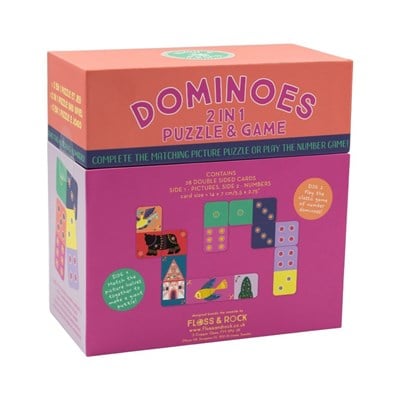 FLOSS & ROCK Çift Taraflı Domino Kartları / Fairy Tale *Yeni*