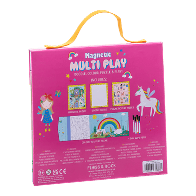 FLOSS & ROCK Mıknatıslı Çoklu Oyun Seti / Rainbow Fairy * YENİ*