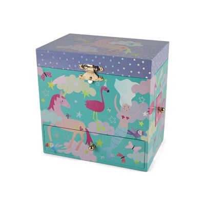 Floss & Rock Müzikli 3 Çekmeceli Mücevher Kutusu / Fantasy  / Fantasy *YENİ*