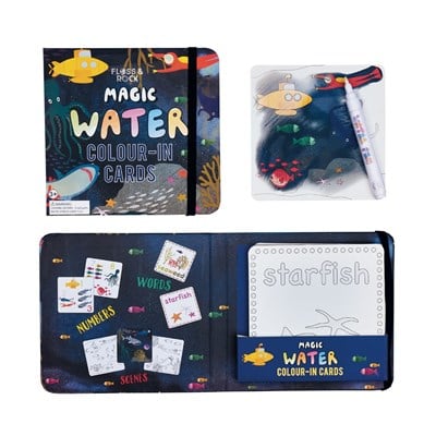 FLOSS & ROCK Renk Değiştiren Water Magic Kartlar/Deep Sea