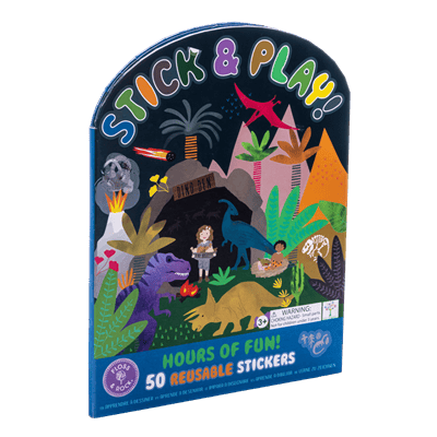 FLOSS & ROCK Tak Çıkart Sticker Oyun Sahnesi / Dino *YENİ*