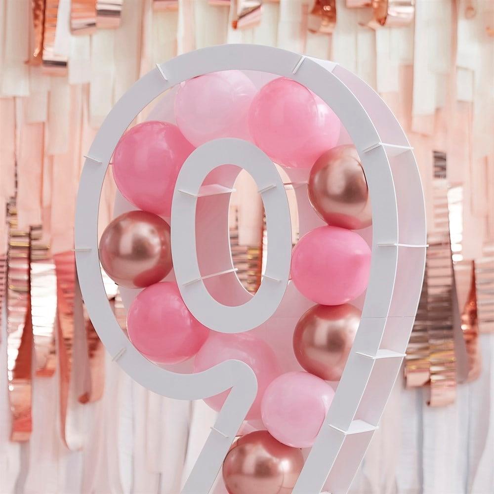 Ginger Ray - Balon Standı - 9 Rakamı