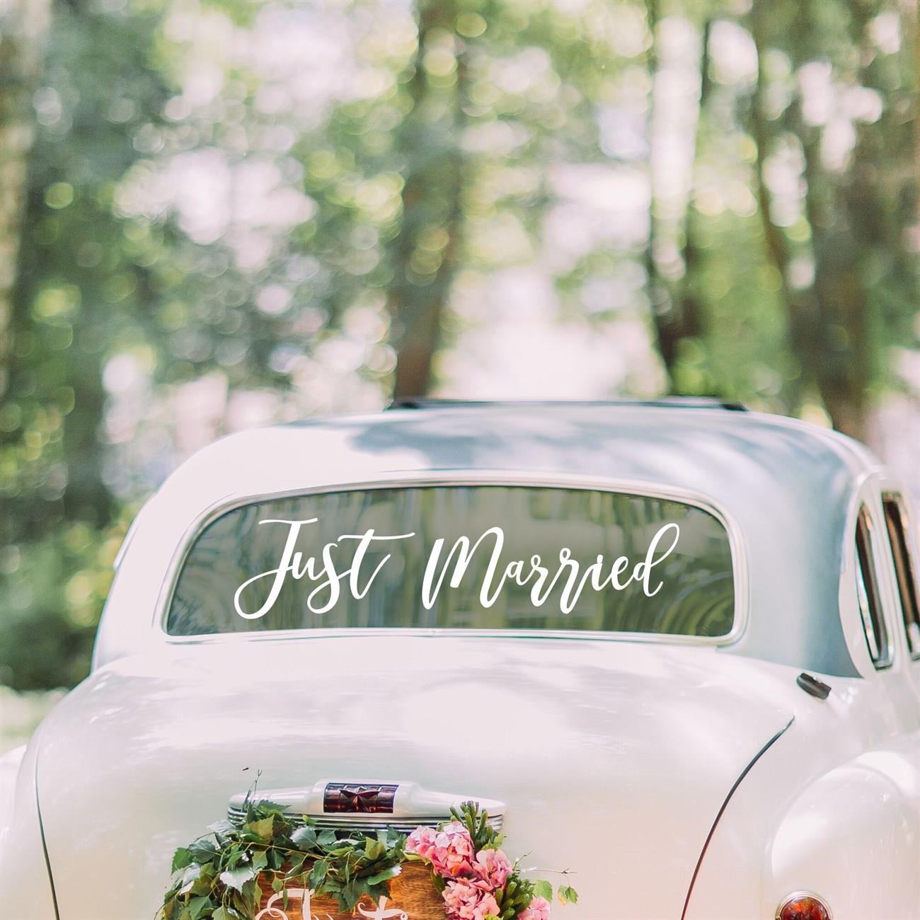 Ginger Ray - Just Married Çıkartma