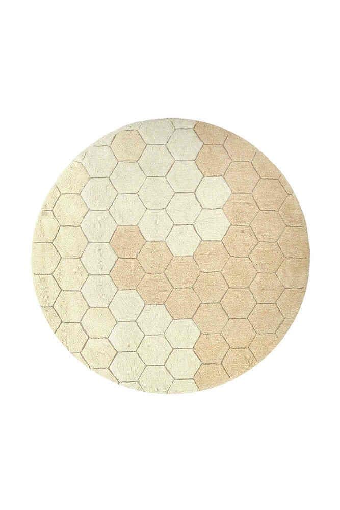 Halı, Round Honeycomb Golden Kategorisiz Lorena Canals