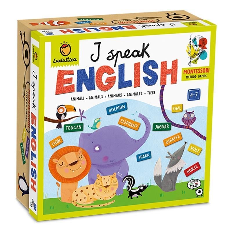 I Speak English - Animali - Giochi Montessori