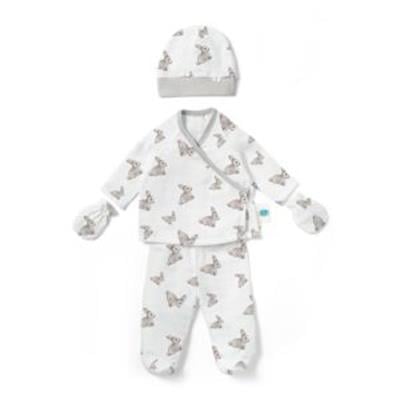 Iconique Lapin 4 Parça Yenidoğan Hastane Çıkış Seti Bebek Giyim Deux  Lapins