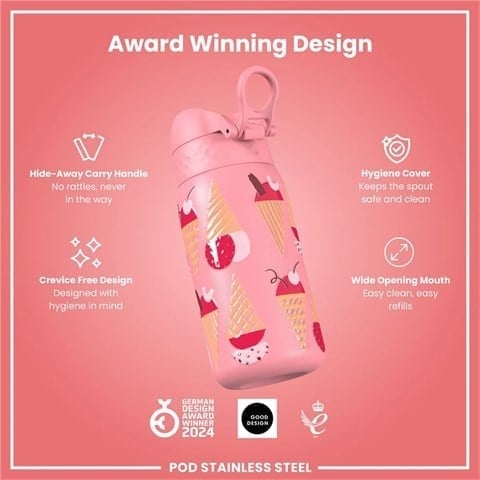 ION8 - Çocuk Su Termosu - Dondurma - 320 Ml - Sızdırmaz