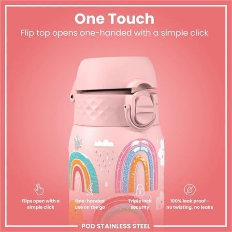 ION8 - Çocuk Su Termosu - Gökkuşağı - 320 Ml - Sızdırmaz