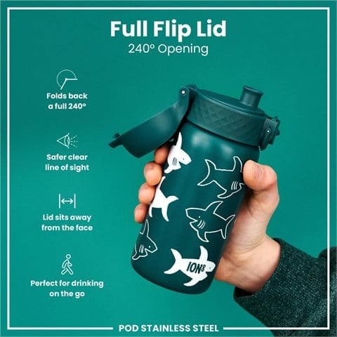 ION8 - Çocuk Su Termosu - Köpekbalığı - 320 Ml - Sızdırmaz