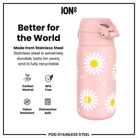 ION8 - Çocuk Su Termosu - Papatya - 320 Ml - Sızdırmaz