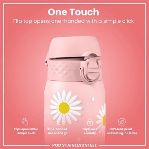 ION8 - Çocuk Su Termosu - Papatya - 320 Ml - Sızdırmaz