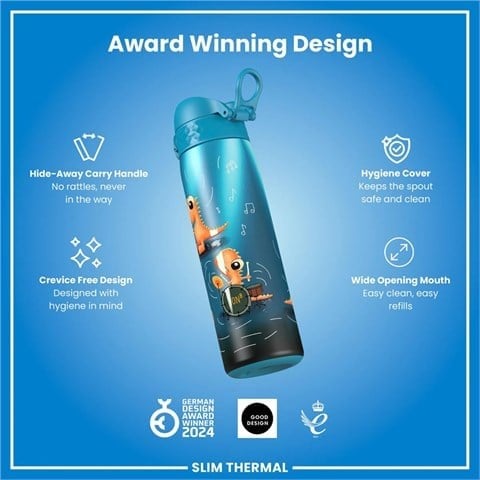 ION8 - İnce Su Termosu - Dinozor Grubu - 500 Ml - Sızdırmaz