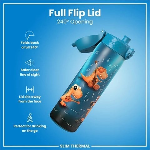 ION8 - İnce Su Termosu - Dinozor Grubu - 500 Ml - Sızdırmaz