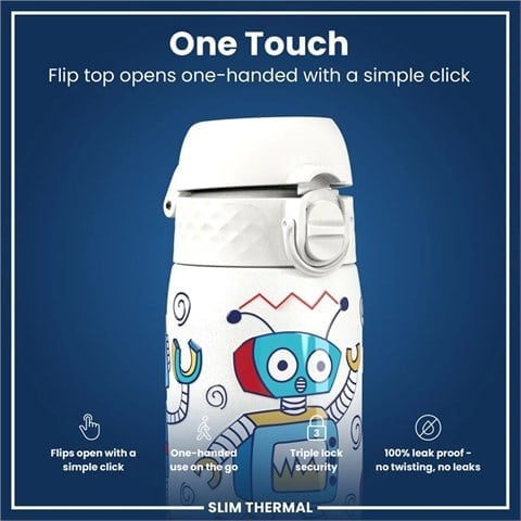 ION8 - İnce Su Termosu - Robotlar - 500 Ml - Sızdırmaz