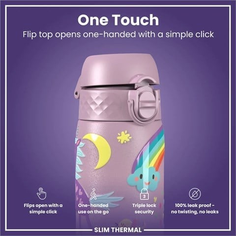 ION8 - İnce Su Termosu - Unicorn - 500 Ml - Sızdırmaz