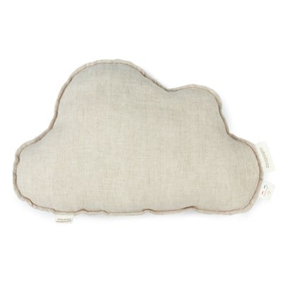 Lin Francais Cloud Yastık, Greige Yastıklar Nobodinoz