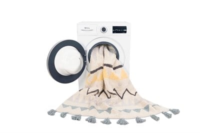 Lorena Canals Azteca Natural-Vintage Mavi Çocuk Odası Halıları