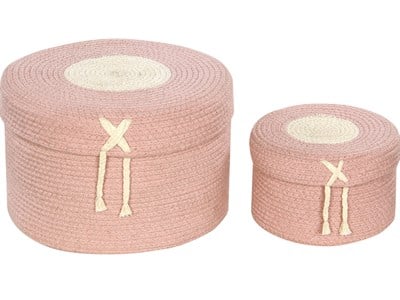 Lorena Canals Lorena Canals Candy Box Sepet Vintage Nude (L)) Koton Sepetler