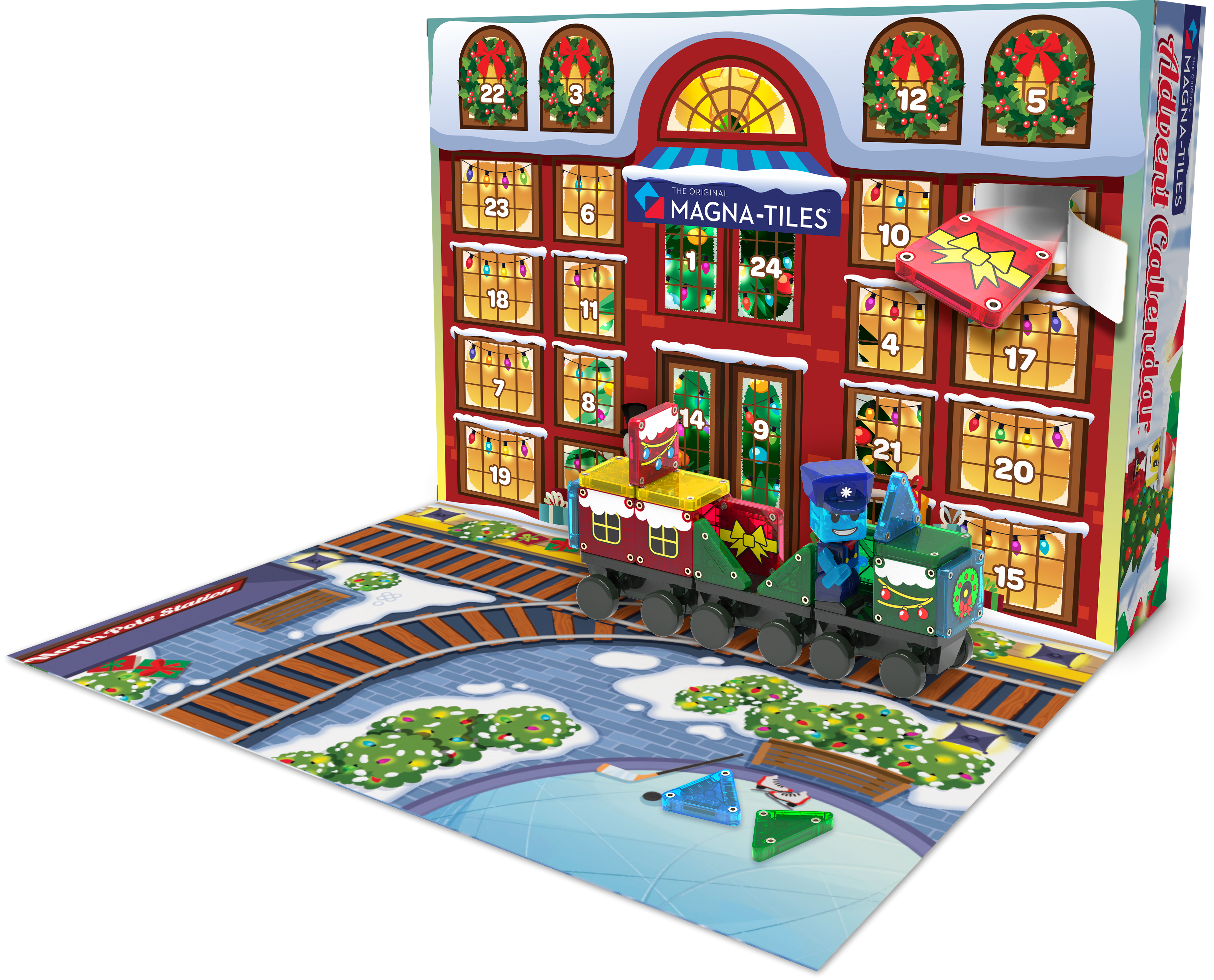 MAGNA-TILES® - Advent Calendar - 34 Parça