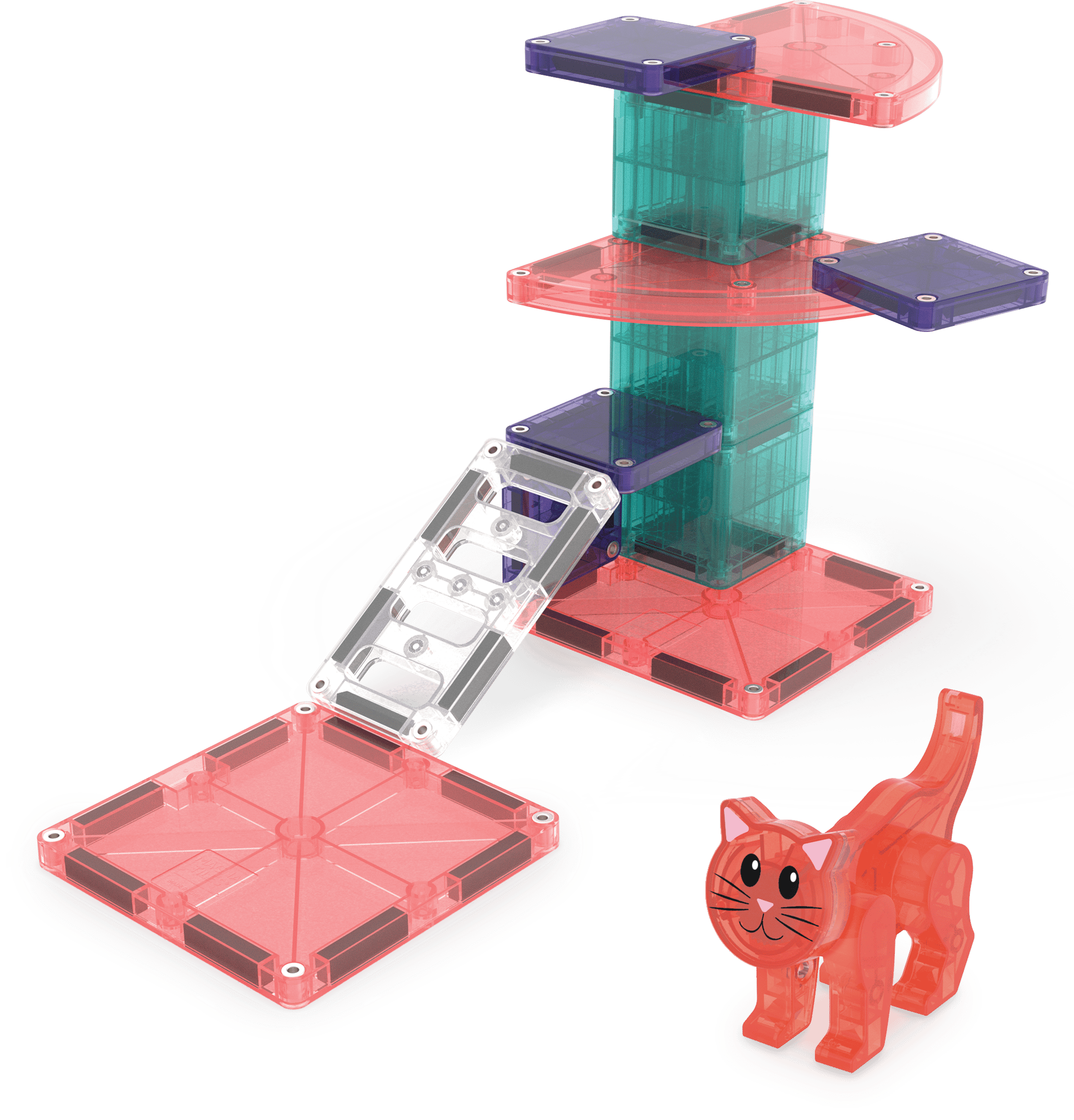 MAGNA-TILES® - Cat Tree - 13 Parça
