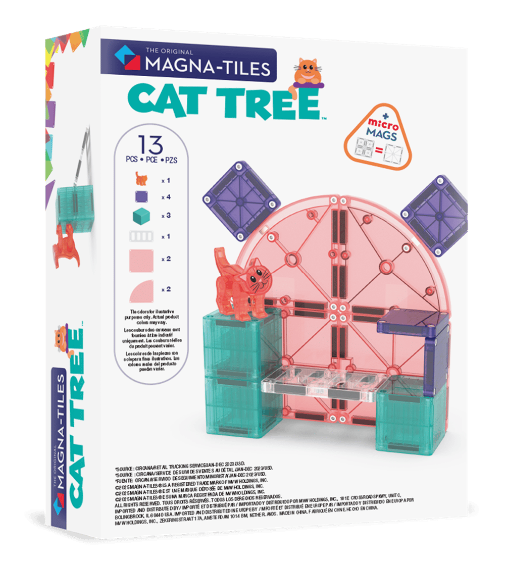 MAGNA-TILES® - Cat Tree Manyetik Bloklar - 13 Parça