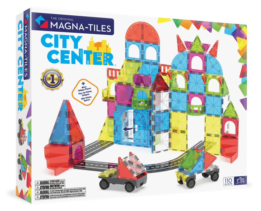 MAGNA-TILES® - City Center Manyetik Bloklar - 110 Parça