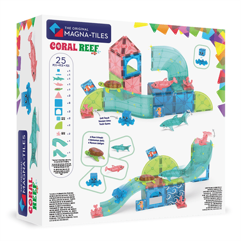 MAGNA-TILES® - Coral Reef Manyetik Bloklar - 25 Parça