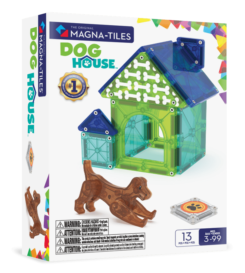 MAGNA-TILES® - Dog House - 13 Parça