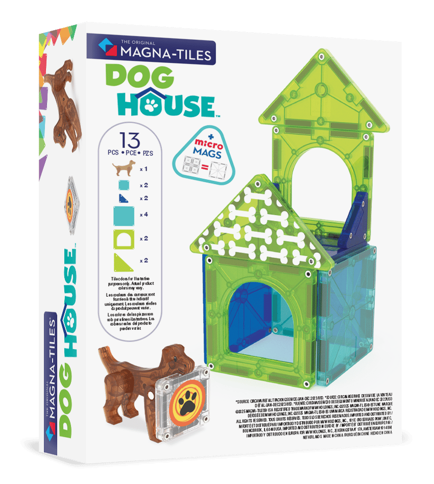MAGNA-TILES® - Dog House - 13 Parça