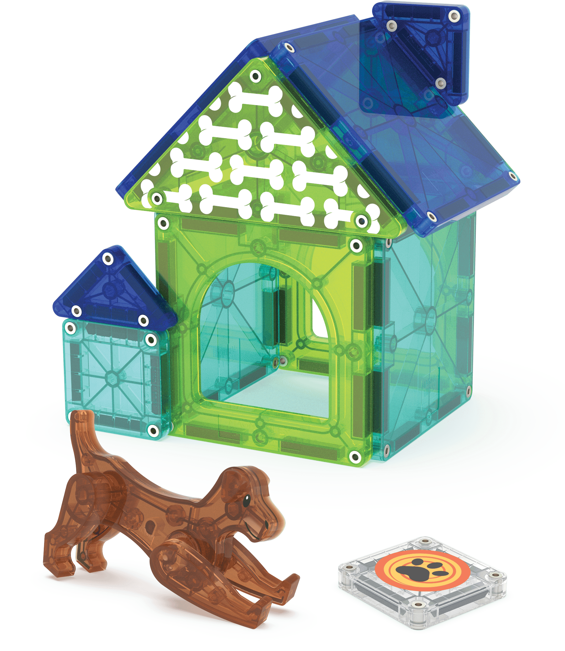 MAGNA-TILES® - Dog House - 13 Parça