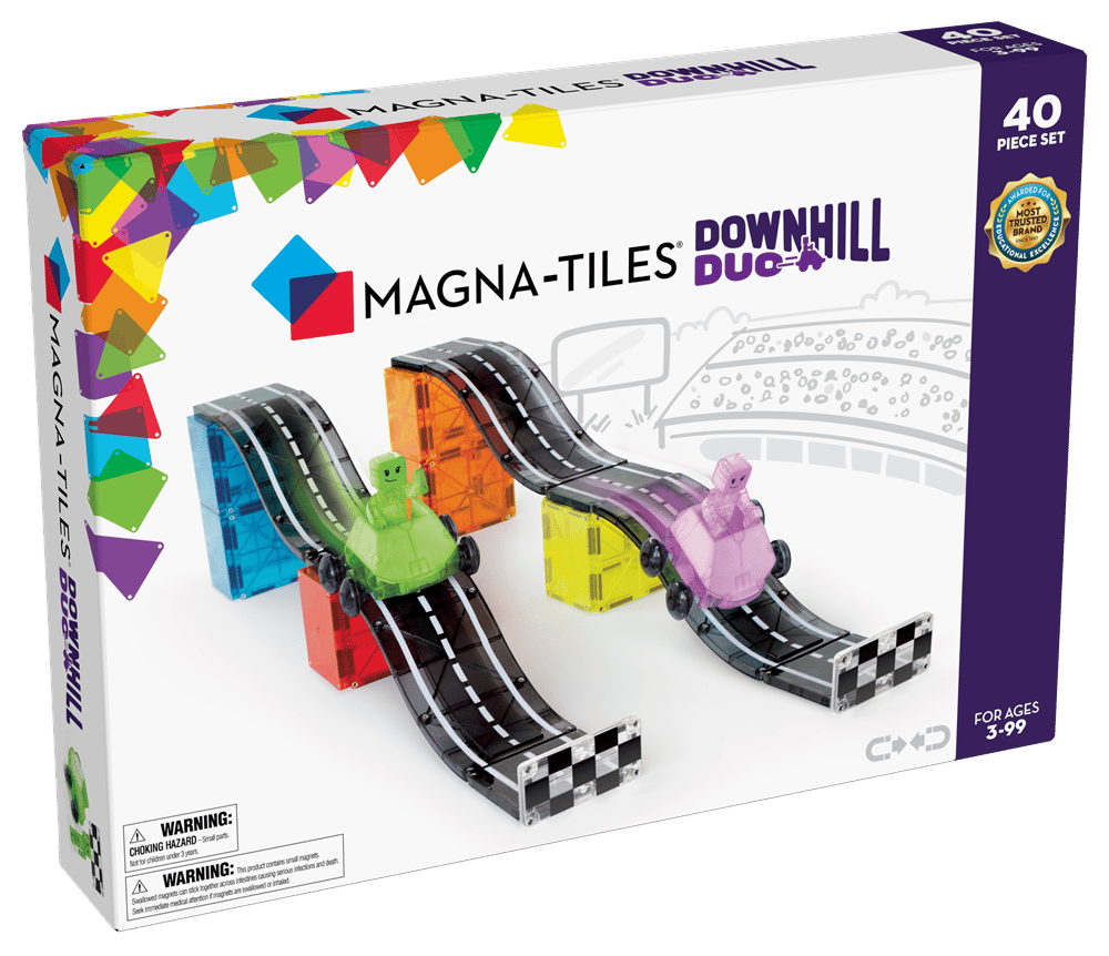 MAGNA-TILES® - Downhill Duo Manyetik Bloklar - 40 Parça