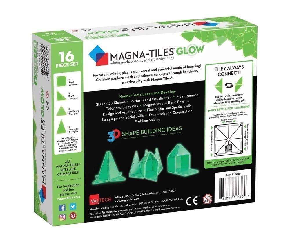 MAGNA-TILES® - Glow Manyetik Bloklar - 16 Parça